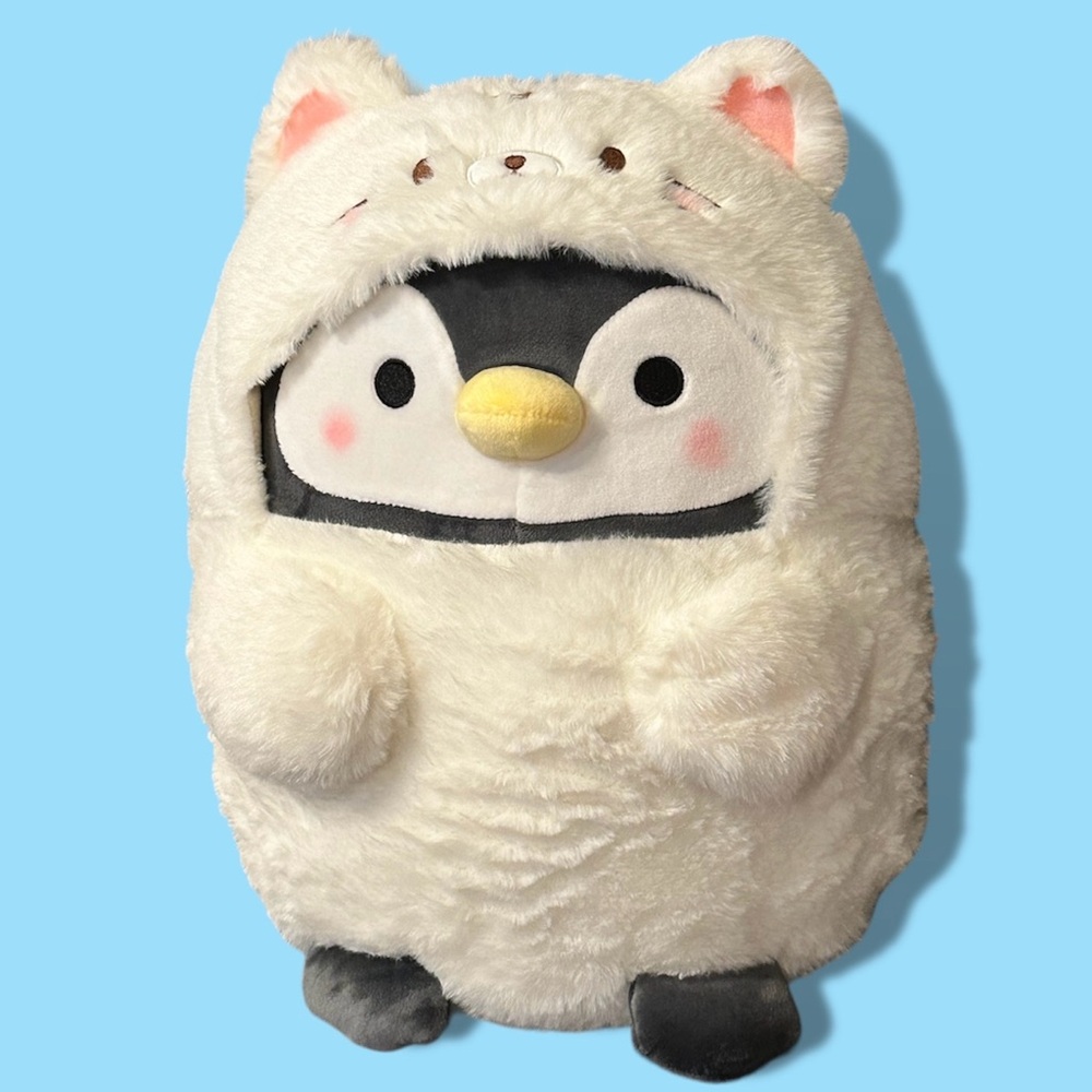 Takashoji Penguin in White Tiger Costume 14” Plush